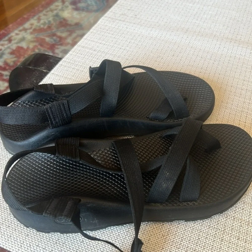 Chaco J106639 Chaco Men's Tegu Black Slides Excellent Pre-Owned Condition Sz 10M
